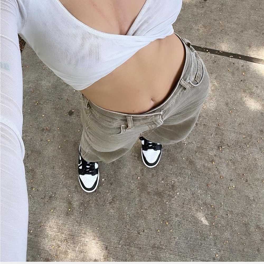 COS wide crop jeans
